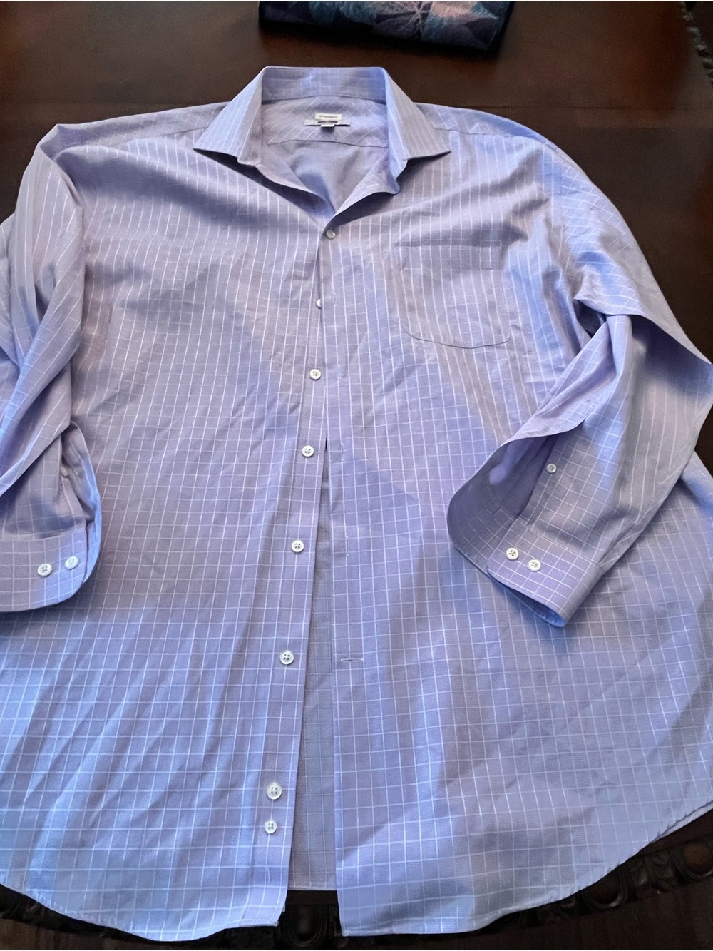 Joseph Abboud Lavender Windowpane Dress Shirt